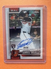 Samuel Basallo White Chrome 2026 Refractor /30 Auto