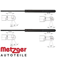 2X Gasfeder FüR Koffer-/Laderaum Metzger 2110531 DäMpfer GasdäMpfer FüR VW