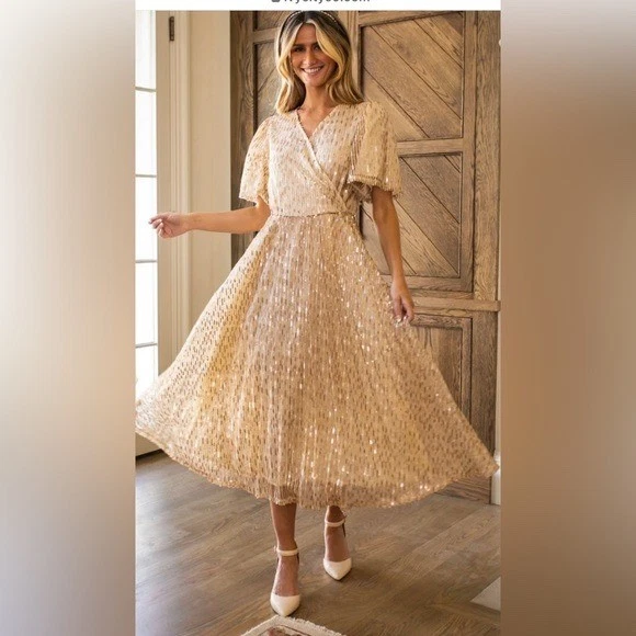 Size XS Gold Color Dresses for Women for sale | eBay