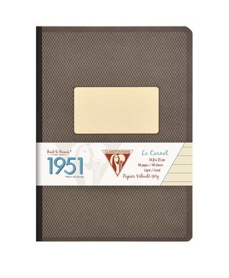 Clairefontaine 195146 °C 1951 A5 Lined 148 x 210 mm, Assorted Colours