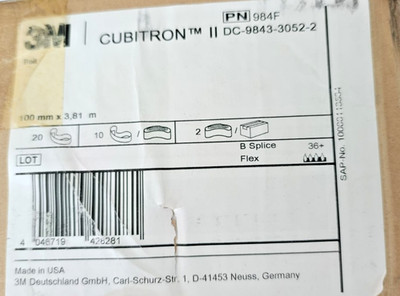 20x 3M  Cubitron  II 984F Hochleistungs-Schleifbänder 100 x 3810 mm   Korn 36+
