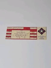 5-19-1996 Cleaveland Indians @ Texas Rangers Full Unused Ticket Appreciation Day