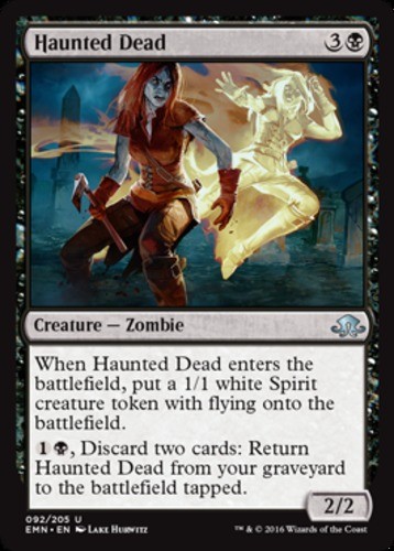 MTG - Haunted Dead - Eldritch Moon - NM, English Magic FLAT RATE SHIP - Picture 1 of 1