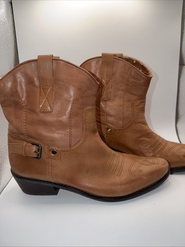 Franco Sarto Damen Waco Cowboy Stiefeletten 10 Western Retro Chic Cowgirl Rodeo - Bild 1 von 10