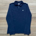 Mens Pretty Green Longsleeve Polo Shirt Tee Top Mod Scooter Size 4 M Medium