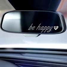 3pcs Mirrr Sticker Waterproof Durable Rear View Mirror Sticker Vinyl Car Sticke