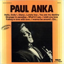 Paul Anka Live In New York NEAR MINT impact Vinyl LP