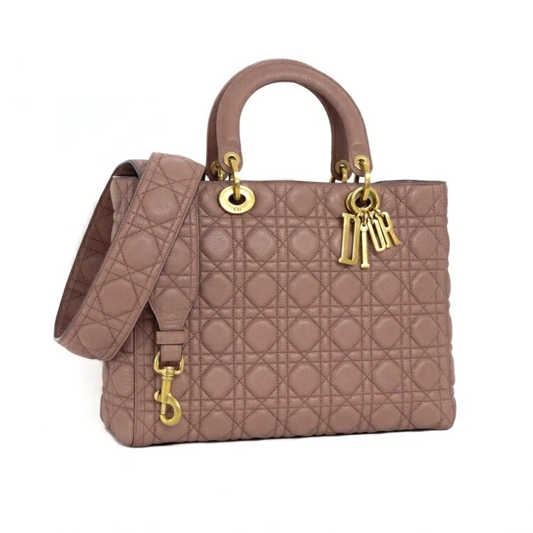 Grand sac fourre tout Christian Dior Canage 2 voies épaule M0584 cuir r19_0419
