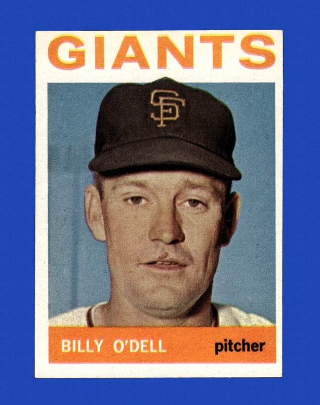 1964 Topps Set-Break # 18 Billy O'Dell NR-MINT *GMCARDS*