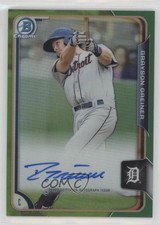 2015 Bowman Chrome Prospects Green Refractor 32/99 Grayson Greiner Auto 3z8