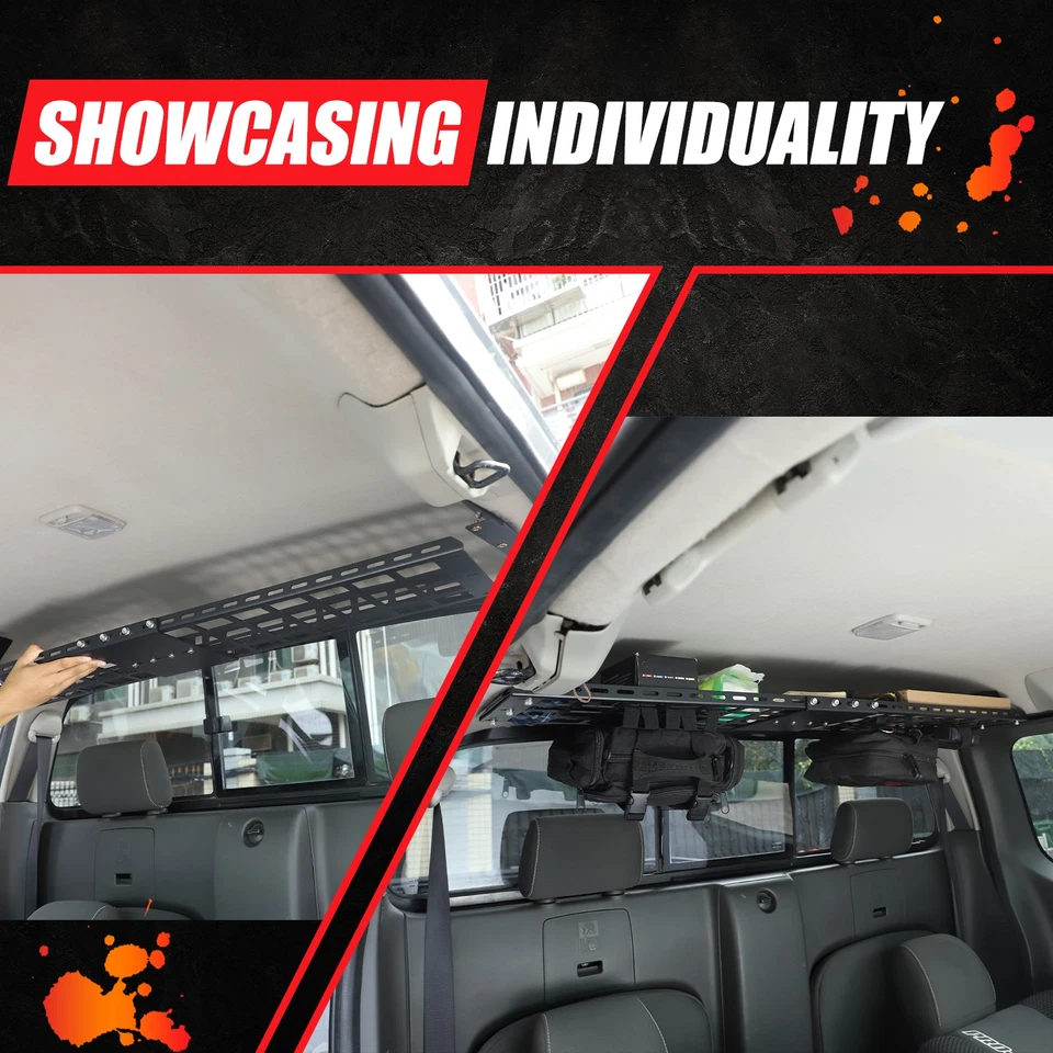 Стойка для хранения мусора на крыше заднего багажника Molle Panel для Nissan Frontier 2009-2021 - Изображение 4 из 4