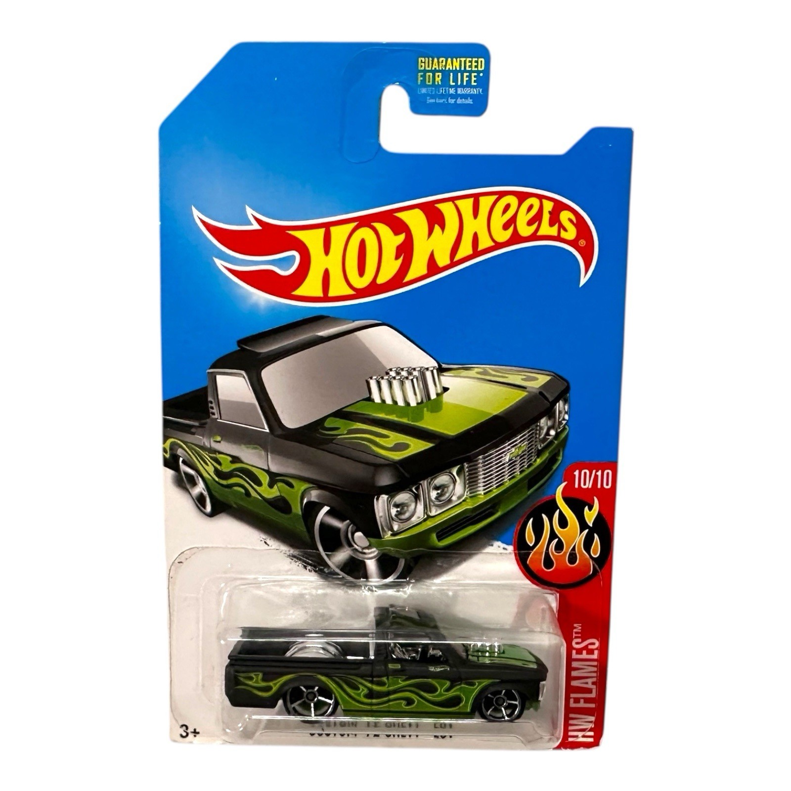 Hot Wheels Kroger Exclusive 2017 Flames Custom '72 Chevy LUV Matte Black