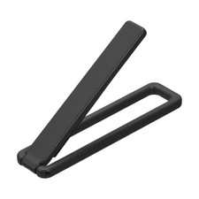 Thin Cell Phone Kickstand Horizontal Vertical Folding Phone Stand Black
