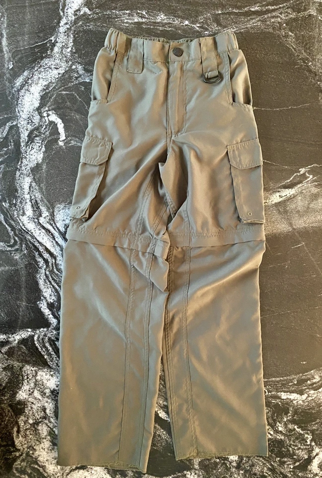 Boy Scouts of America Pants Youth Small Green Switchback Convertible Zip Off - Image 2 of 3