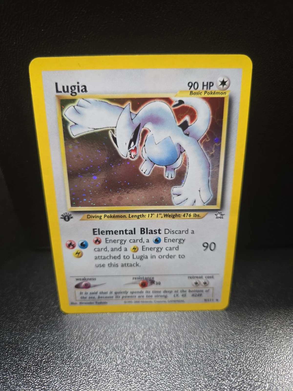 Lugia 9/111 Neo Genesis Holo 1st Edition  Dent
