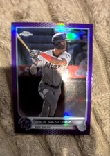 2022 Topps Chrome Update Series - Jesus Sanchez #USC49 Purple Refractor Y7