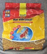 Tetra Pond Koi Vibrance Color Enhancing  8.27 lbsFloating  Food  Best By 10/27