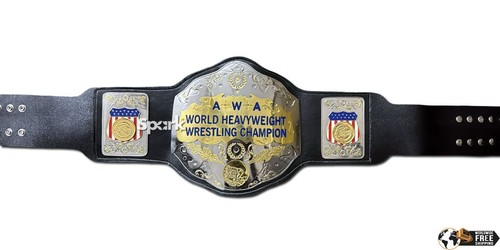 Nuevo Cinturón de Zinc AWA World Heavyweight Wrestling Championship Título 4mm Talla Adulto - Imagen 5 de 8