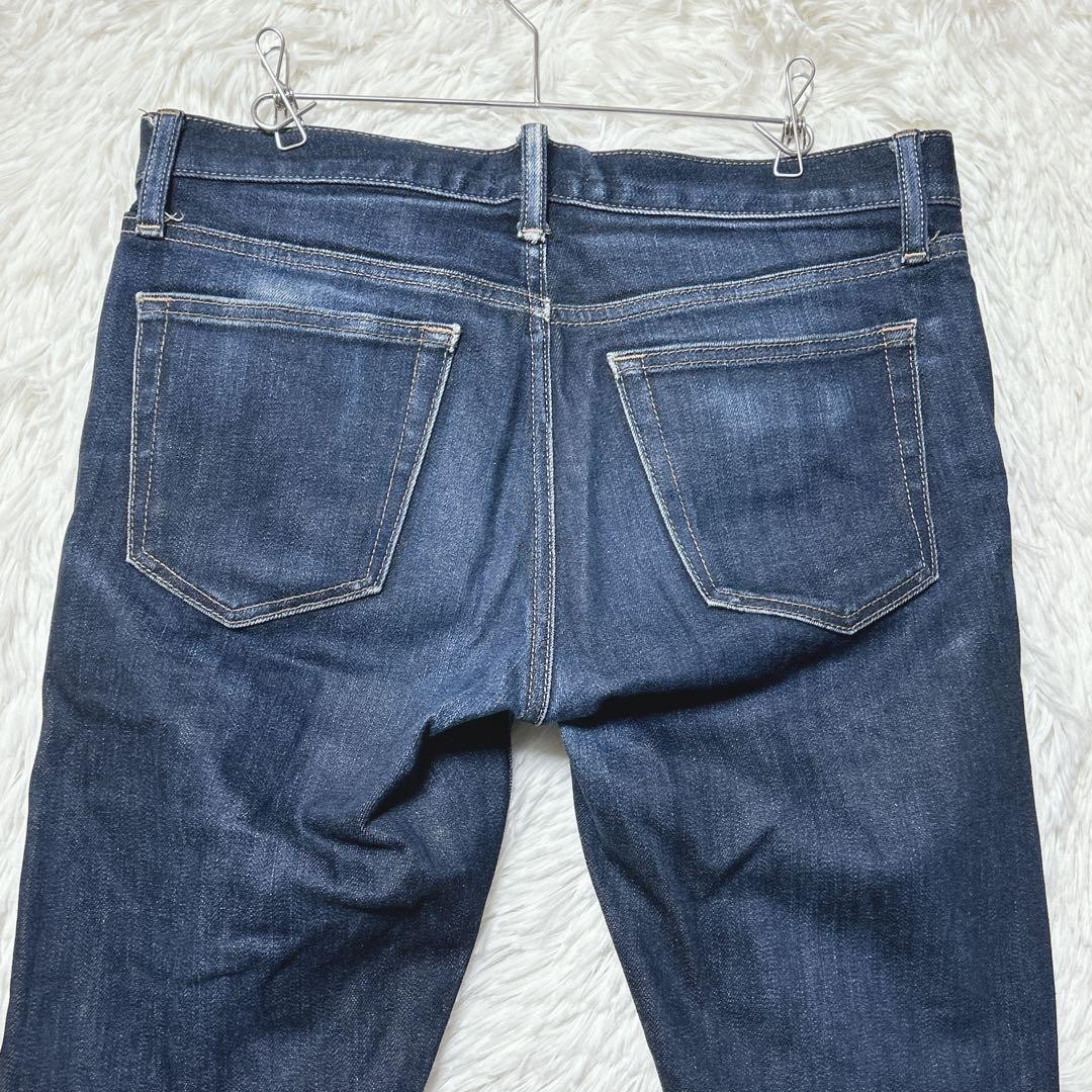 Uniqlo denim slim fit jeans red ear F blue 31(79cm) 96421C thumbnail 8