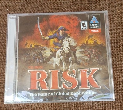 Risk CD-ROM Hasbro Interactive PC Win95 Board Game on Your Computer 1997 Sealed