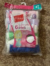 Girls Panties size 6 toddler tagless briefs 4T
