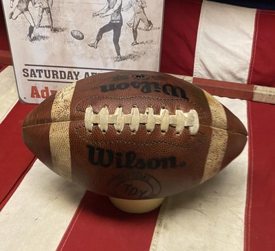 Vintage 1970s Wilson Leather TDY Football Official Youth League