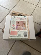 Porcelain 15 piece play pretend tea set