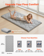VEVOR Twin Tatami Mattress 9-Layer Foldable Futon Floor Mat