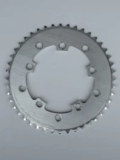 🔥Old School Pork Chop Saw II 44T BMX Bicycle Chainring Sprocket 5-Bolt Silver🔥
