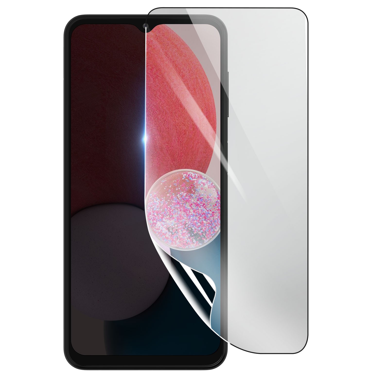 Film hydrogel 3mk Galaxy A13 eviter ecran casse protection transparente anti choc