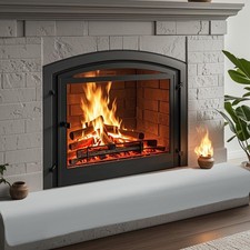 Thick Memory Foam Fireplace Baby Proofing, 72x14 in Soft Fireplace Cover Hear...