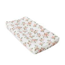 Little Unicorn Premium Muslin Changing Pad Cover - Watercolor Roses