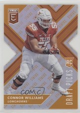 2018 Elite Draft Picks Status Orange Die-Cut Variation Connor Williams #141 0g4