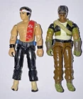 Vintage 1985 GI Joe Quick Kick & Alpine V1 Action Figure 3.75" Hasbro ARAH..READ