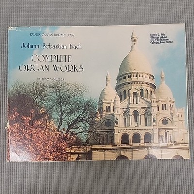 Johann Sebastian Bach Complete Organ works vol 7 Kalmus Organ Library Balwin