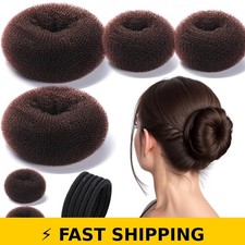 Teenitor Donut Hair Bun Maker Set - Dark Brown