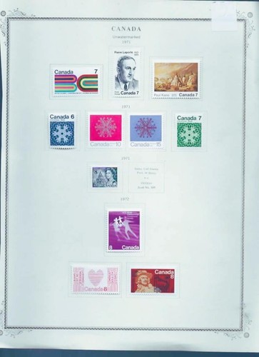 1¢ WONDER'S ~ CANADA MH ON PAGE ALL SHOWN ~ Z1