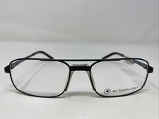 Hart Schaffner Marx 744 Black 56-17-145 Metal Full Rim Eyeglasses Frame /V61
