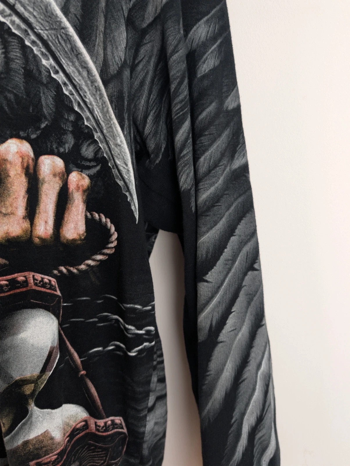 Spiral Direct grm reaper graphic design long sleeve t-shirt. Mens XL. DN3679 image 4