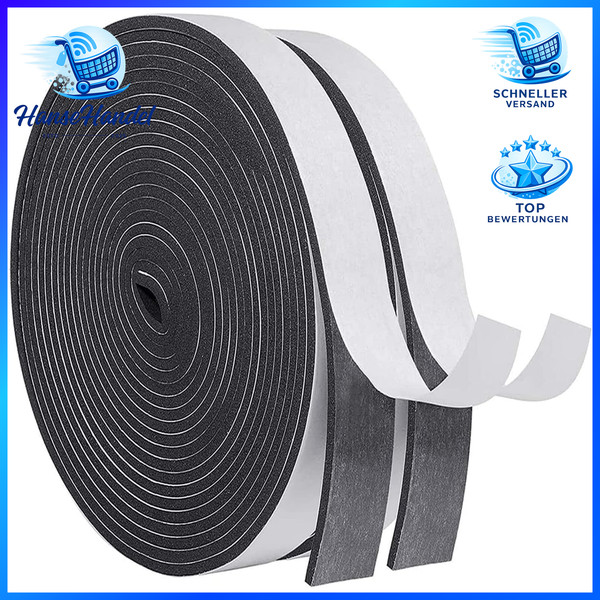 Dichtungsband Selbstklebend 20Mm X 3Mm 10M Gummidichtung SchalldäMmung-image