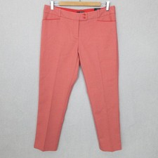 The Limited Pants Womens 8 Red Pencil Pant Ankle Length Straight Hip Stretch New