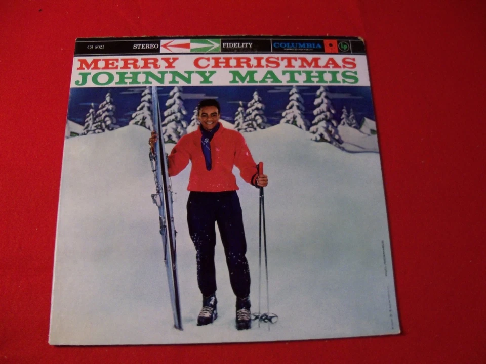 JOHNNY MATHIS HOLIDAY COLUMBIA LP "MERRY CHRISTMAS" ON CLASSIC VINTAGE VINYL! - Image 2 of 4