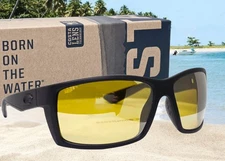 COSTA DEL MAR blackout/sunrise silver REEFTON polarized 580P sunglasses NEW!