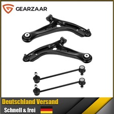 Querlenker Satz Koppelstange kompatibel mit Mazda 2 DE, DH 4-tlg 4x Schwarz