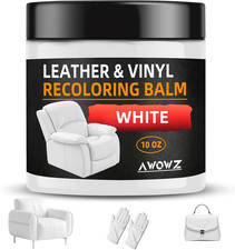 Leather Recoloring Balm - Scratch Repair  Color Restore Kit for Faded Leather,