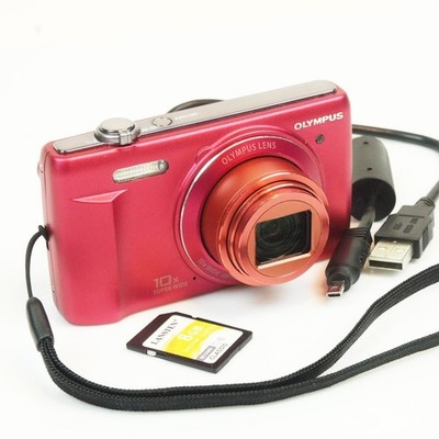 Olympus VR-350  Digital Camera / 16.0MP / Tested, works / 8Gb card included