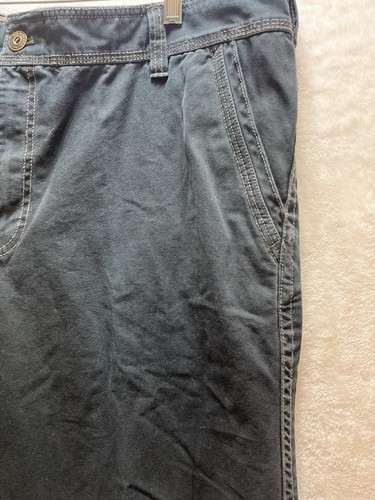 G.H.Bass & Co Mens Black Heavy Canvas Outdoor Work Pants Measures 40x30 - Picture 3 of 12
