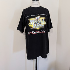 vintage WWF 1999 Wrestle Mania "The Ragin Climax" front & back graphic tee