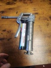 10" Pistol Grip Mini Hand Pump Grease Gun Unbranded- with new grease GUC