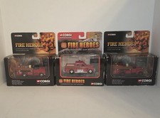 Lot Of 3 - Corgi Fire Heroes Trucks